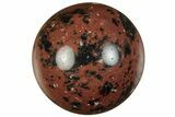 .9" Polished, Mahogany Obsidian Spheres - Photo 3